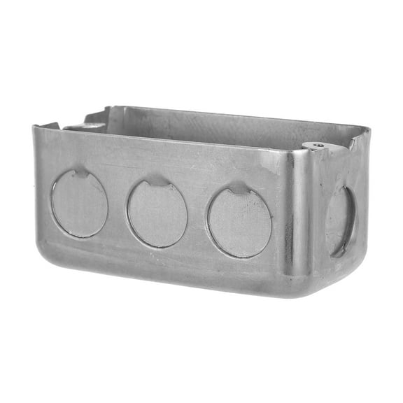 Soimiss Galvanized Iron Metal Junction Box Electrical Switch Box Silver Single Gang For Business Owners 1Pcs