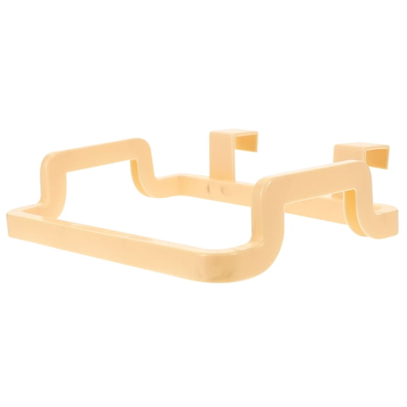 Soimiss Kitchen Trash Bag Rack Beige Hanging Holder for Cabinets Drawers and Doors