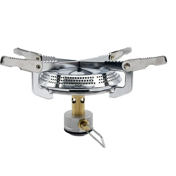 Soimiss Camping Cooking Stove Silver 1 Set for Heating Meals
