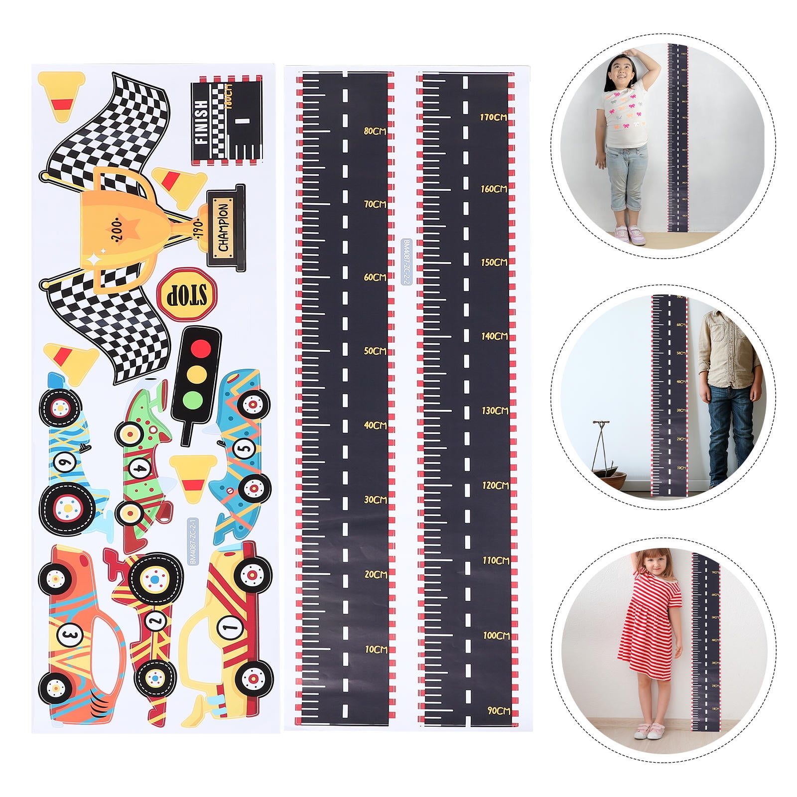 Soimiss Height Growth Chart Wall Stickers Height Growth Chart Sticker ...