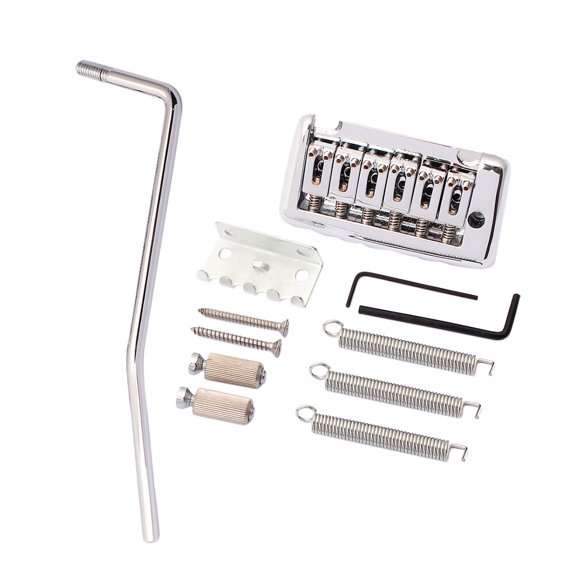 Soimiss Guitar Tremolo Stabilizing Device for Electric Guitar Silver 1 Set