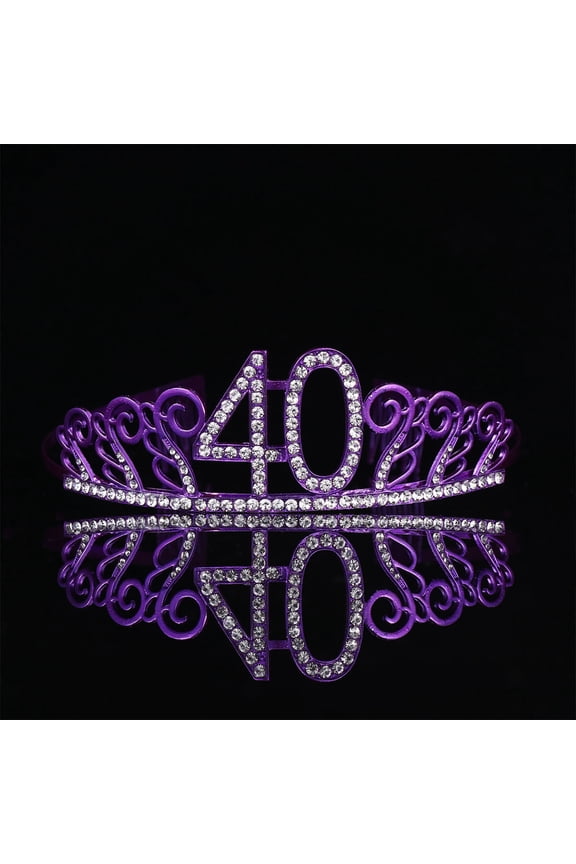 Hair Crown Wreath Birthday Accessories for Women Alloy 1Pack