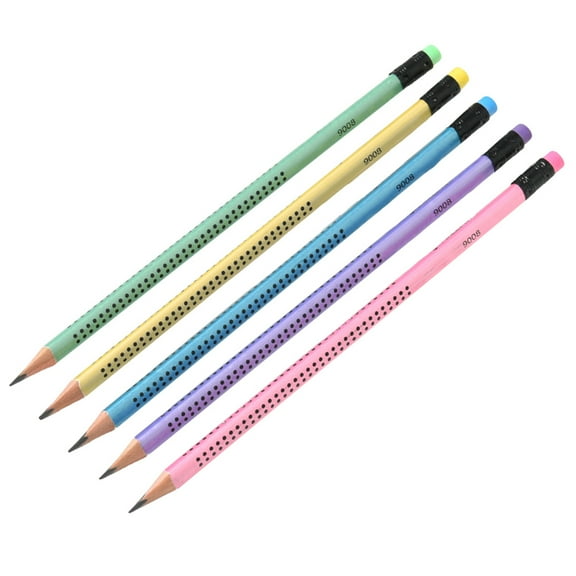 Soimiss Holding Gesture Correction Pencil for Students with Nonslip Grip Assorted Color Synthetic Material 12pcs Box