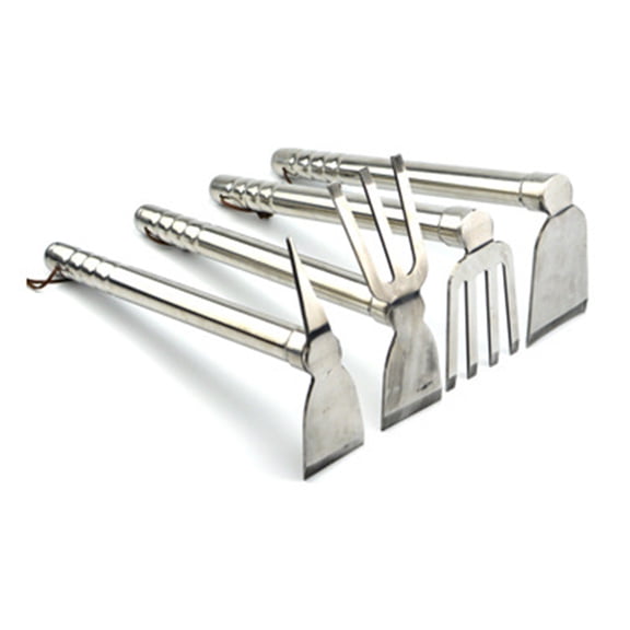 Soimiss Stainless Steel Garden Double Use Hoe for Durable Yard Planting