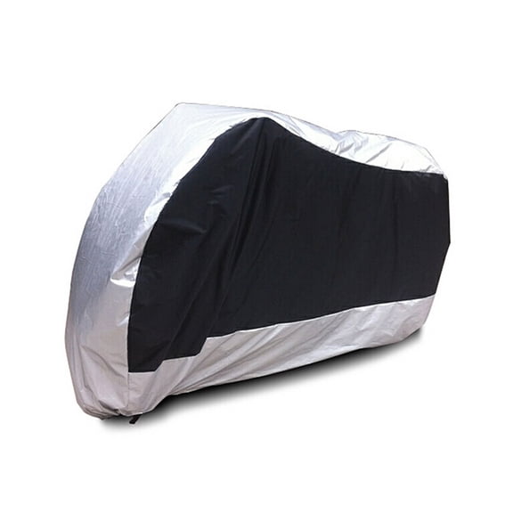 Soimiss Waterproof Motorcycle Cover Durable Polyester with Air Vents for Sun Rain and Dust Protection