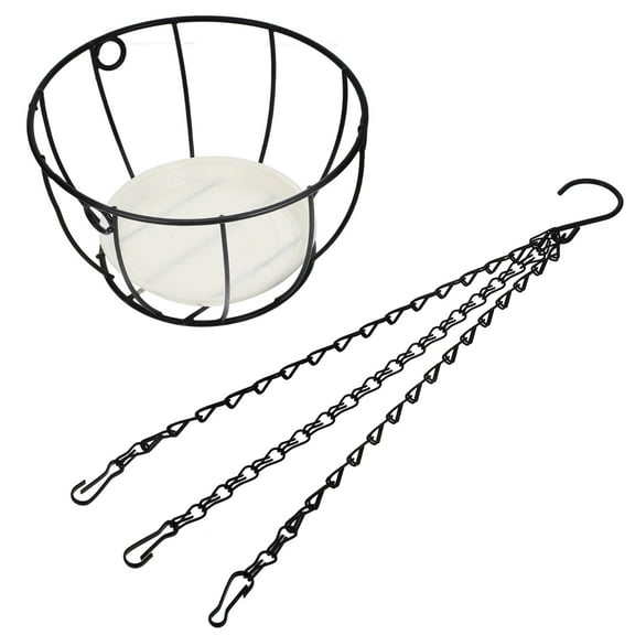 Soimiss Hanging Baskets For Plants Iron Wire Basket For Homeowners 1Pack