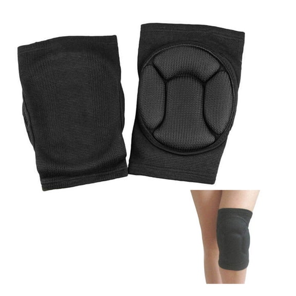 Soimiss Knee Pads Bike Protective Sponge Black 1 Pair