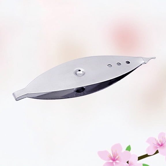 Soimiss Lace Making Shuttle Sewing Tool Iron Silver Long 1Pack for Crafts