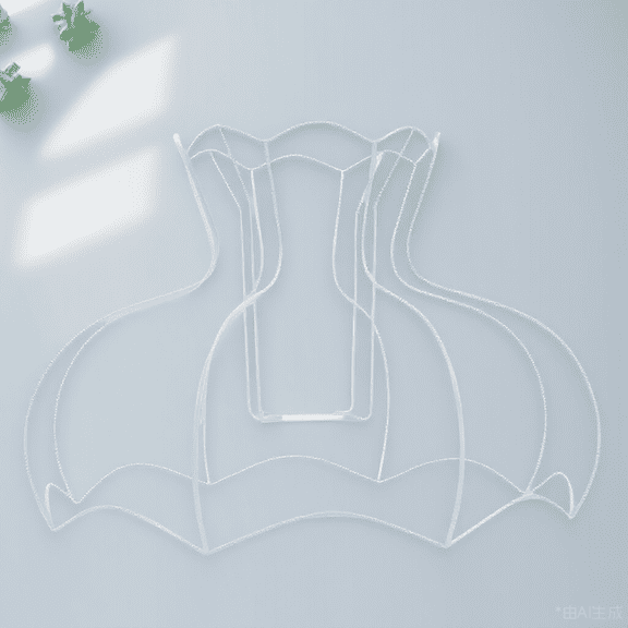 Soimiss Table Lamp Bracket White Iron Frame Suitable for DIY Lampshade and Light