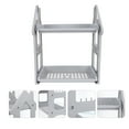 thumbnail image 1 of Soimiss 1Pc Grey Storage Bracket Large Capacity Kitchen and Bathroom Organizer, 1 of 5