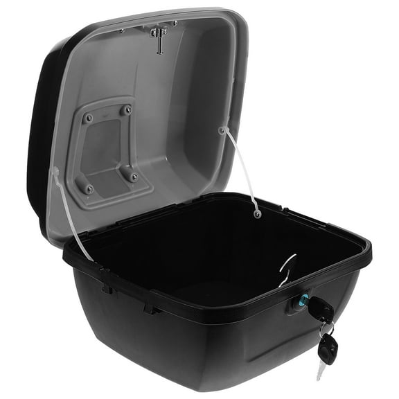 Soimiss Large Capacity Scooter and Moped Trunk Organizer Tool Storage Box with Minimalist Design