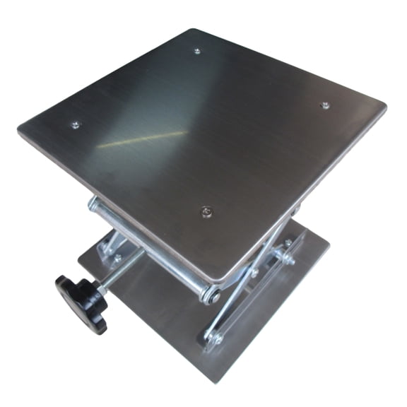 Soimiss Garage Repair Stainless Steel Lift Table Silver Precision Adjustable