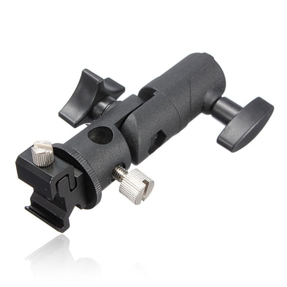 Soimiss Universal Flash Stand Bracket Black for Dslr and Studio Lights