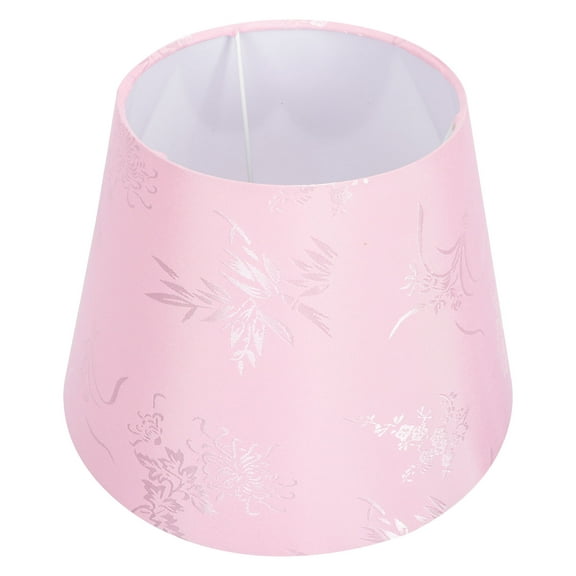 Soimiss Small Linen Lamp Shade Pink Cloth 1Set