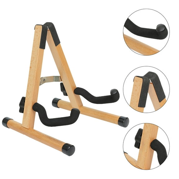 Soimiss Portable Music Stand Violin Stand Floor Light Brown 1Pack