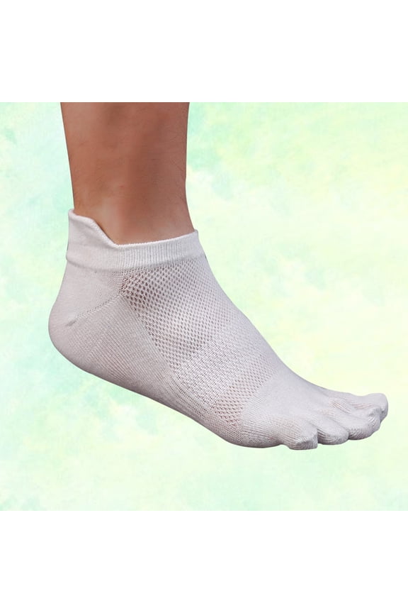 Men Finger Socks Breathable Low Cut Toe Socks for Running