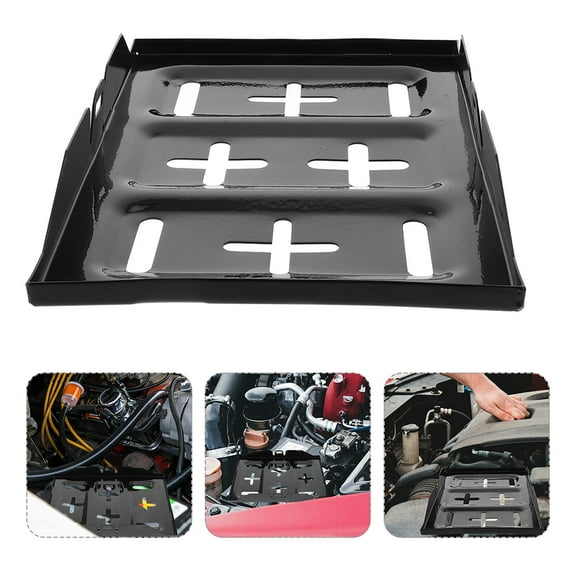Soimiss Metal Battery Organizer For Vehicle Operation Heavy Duty 1Pcs