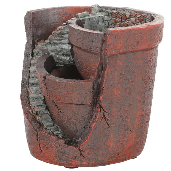 Soimiss Balcony Flowerpot Adornment Succulent Pot Decor Resin Multi 1Set