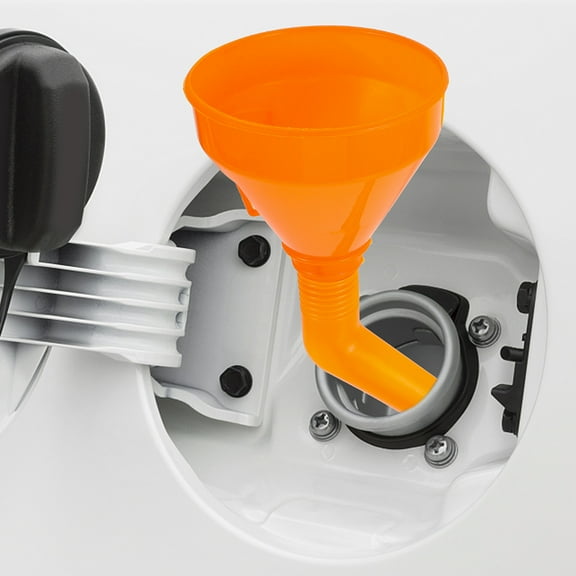 Soimiss Gas Funnel Refueling Tool Orange Plastic 1Pcs