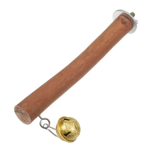 Soimiss Parrot Roosting Platform Parrot Stand Perch Multi Wood Standing Climbing for Bird Habitat Enrichment 1Pcs