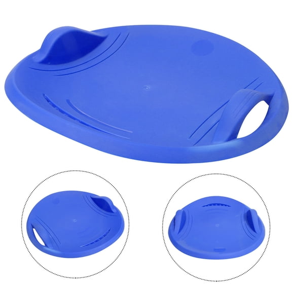 Soimiss Blue Durable Plastic Snow Sled Outdoor Slider with Smooth Surface