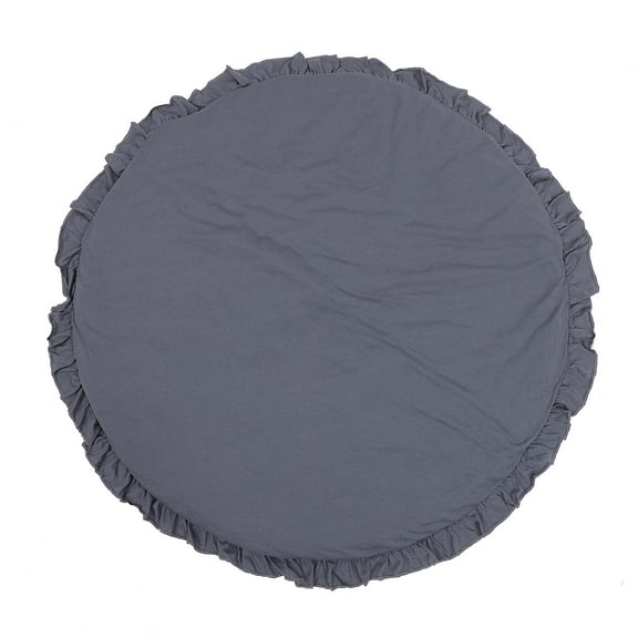 Soimiss Children's Crawling Mat Comfortable Grey Fabric Play Mat 1Pcs