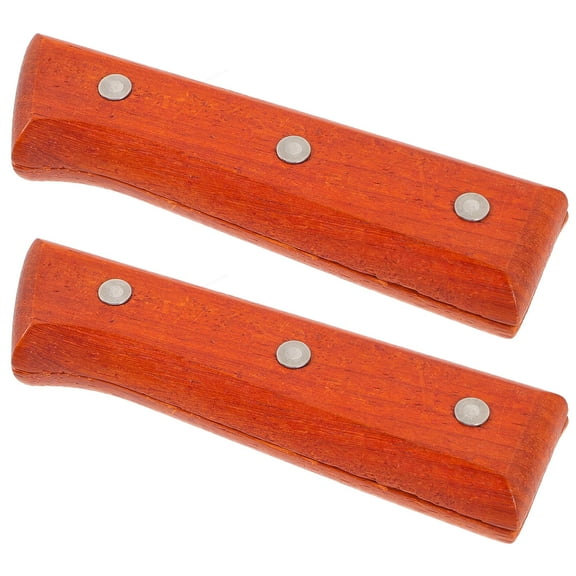 Soimiss Comfortable Red Wooden Handles for Kitchen Knives Practical Design