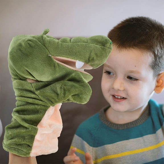 Soimiss Puppet with Movable Mouth Soft Plush 2Set for Engaging Storytelling