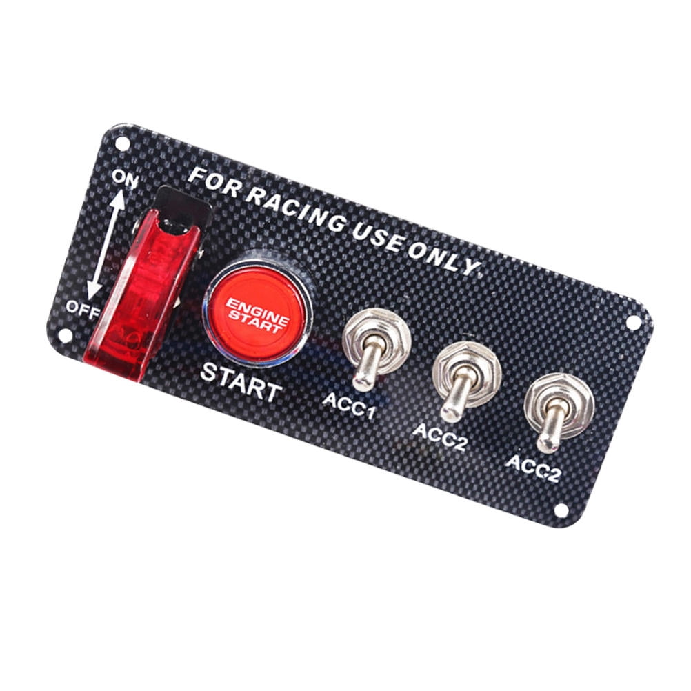 Soimiss Racing Car Ignition Panel Black Easy Emergency Turn Off LED ...