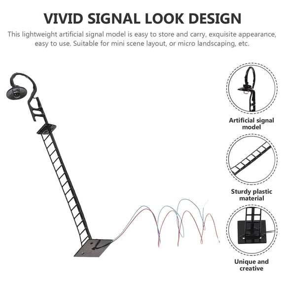 Soimiss Realistic Train Layout Light For Model Train Kits Scenic Displays Present For Craft Enthusiasts