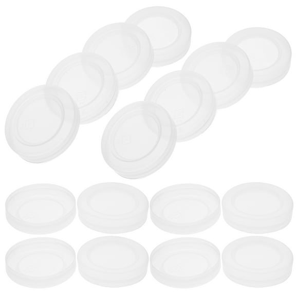 Soimiss Pe Protective Replacement Lids Transparent for Sealing 30Pcs