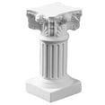 thumbnail image 1 of Soimiss Resin Roman Pillar Candle Stand White Elegant Tabletop Ornament for Home Decoration, 1 of 8