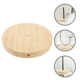 thumbnail image 1 of Soimiss Solid Wood Round Table Lamp Base for Bedroom Living Room and Office Display, 1 of 7