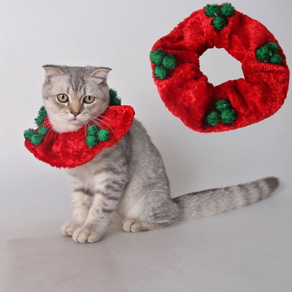 Soimiss Seasonal Cat Collars Adorable Design Polyester for Outdoor Activities 1Pack