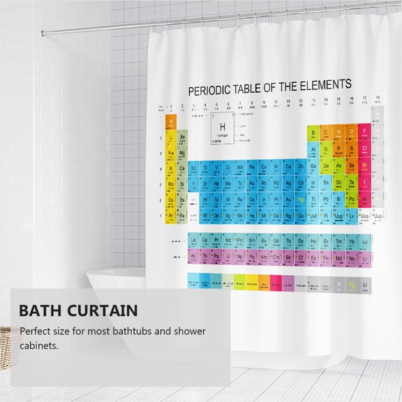 Soimiss Shower Curtains with Periodic Waterproof for Homeowners 1Set