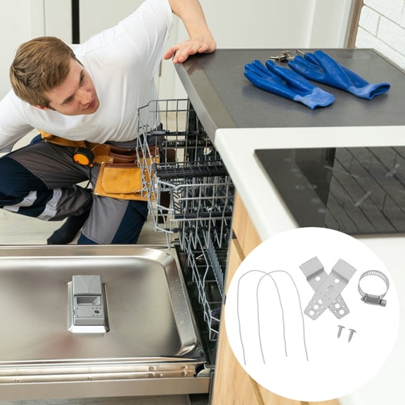 Soimiss Dishwasher Installation Kit with Metal Mounting Bracket and Noise Reduction Feature