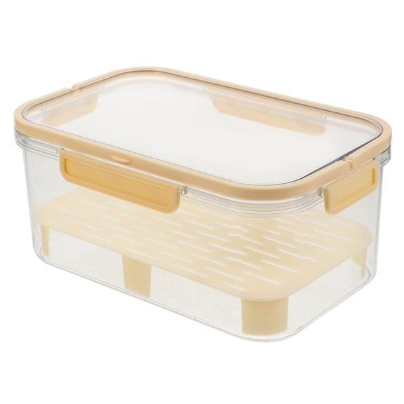 Soimiss Reusable Food Fresh Container for Fridge with Compact Design and Stackable Feature