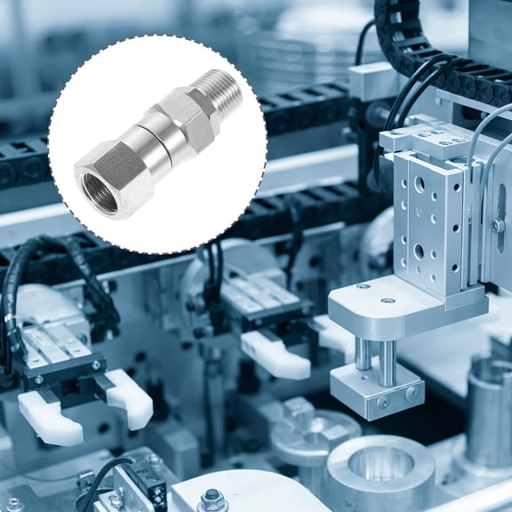 Soimiss Straight Coupling Adapter Stainless Steel Compression Fitting for Leak Proof Tube Connections
