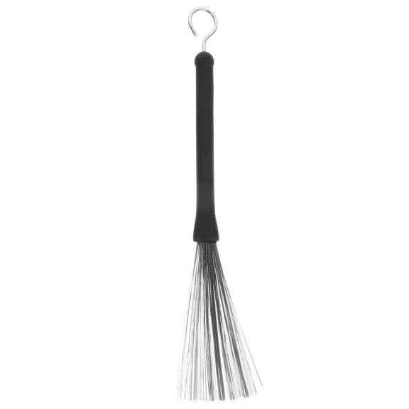 Soimiss Black Stainless Steel Wire Drum Brush Retractable Design for Easy Storage