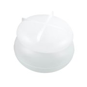 Soimiss 1Pc Durable Silicone Storage Box Mold for DIY Resin and Jewelry Box Crafting in White