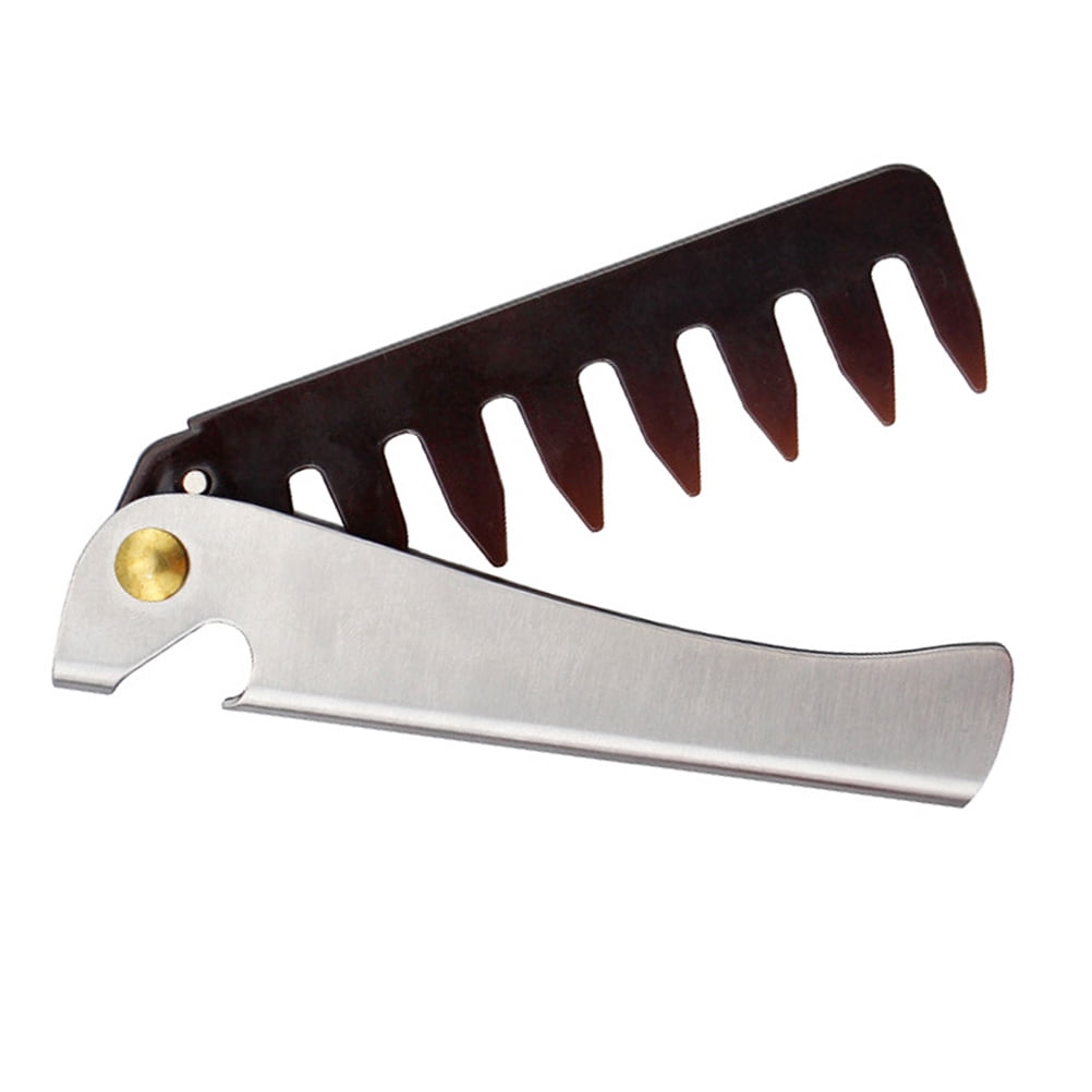 Compack Comb Soimiss Compact Folding Comb Practical Black 1Pack - Walmart.com
