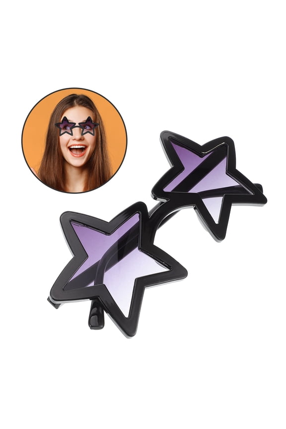 Sun Glasses for Men with UV Protection 1Pack Trendy Star Shaped Eyewear for Festivals Back to School