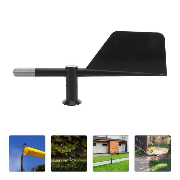 Soimiss Wind Monitoring or End Tail in Black Plastic for Stable and Accurate Wind Data