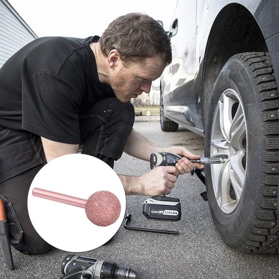 Soimiss Tire Patch Buffing Wheel Rod Tungsten Steel Alloy for Automotive Repair 1Pack 6.0x2.5x2.5in