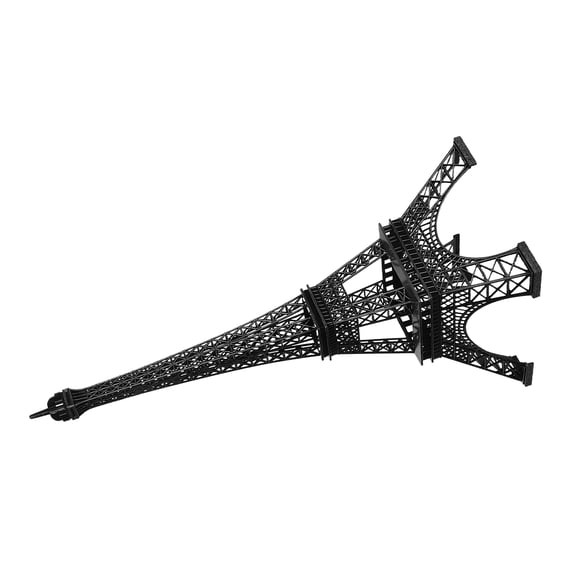 Soimiss Romantic Black Metal Alloy Eiffel Tower Decor for Bookshelves and Tabletop Spaces