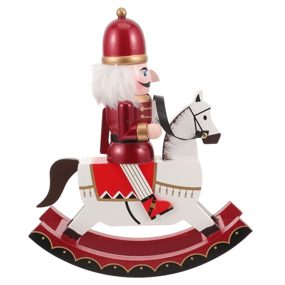 Soimiss Multi-Color Wooden Nutcracker Traditional Christmas Home Ornament