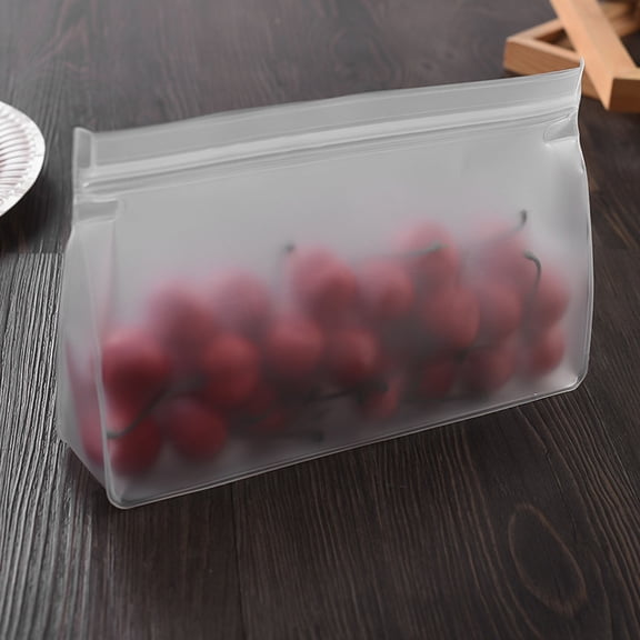 Soimiss Transparent Peva Self Adhesive Bags for Storage 3Pcs