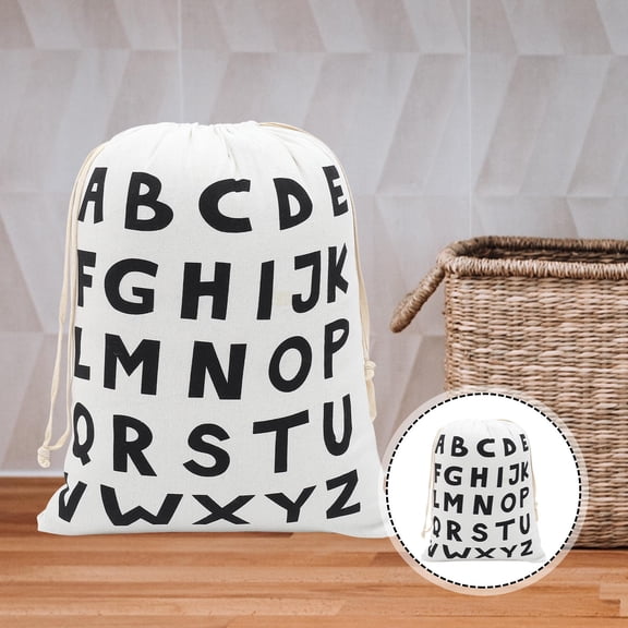 Soimiss Travel Drawstring Bag White for Clothes Bedding Quilt and Household Storage Organizer