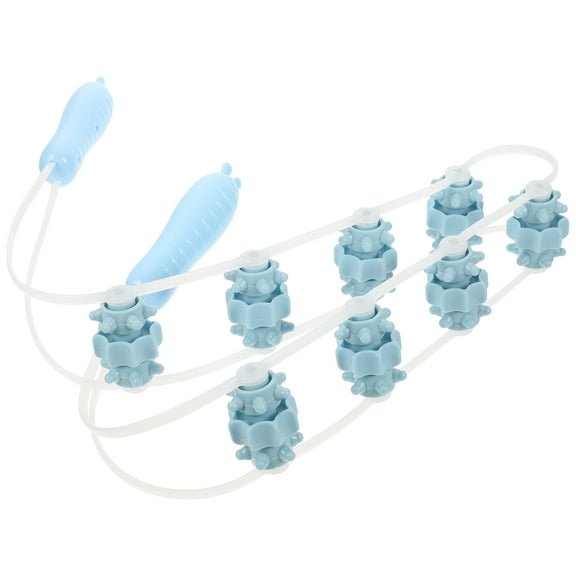 Soimiss Trigger Point Roller Massager Tool Blue Massage Roller Rope for Flexibility Restoration 1Pcs
