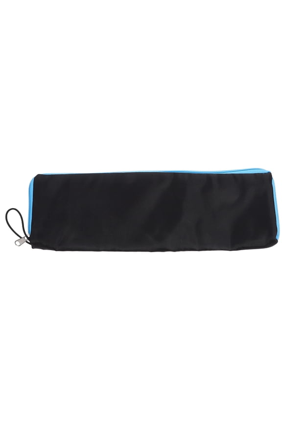 Portable Sky Blue Folding Umbrella Bag with Strap for Easy Carry and Storage